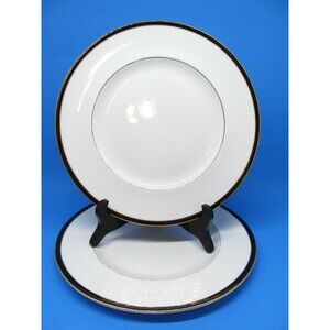 Minton  Saturn 10.5" Dinner Plates Blue  Bundle of 2